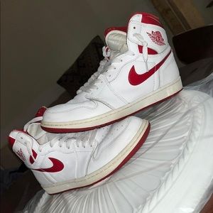 Metallic Red Retro Ones